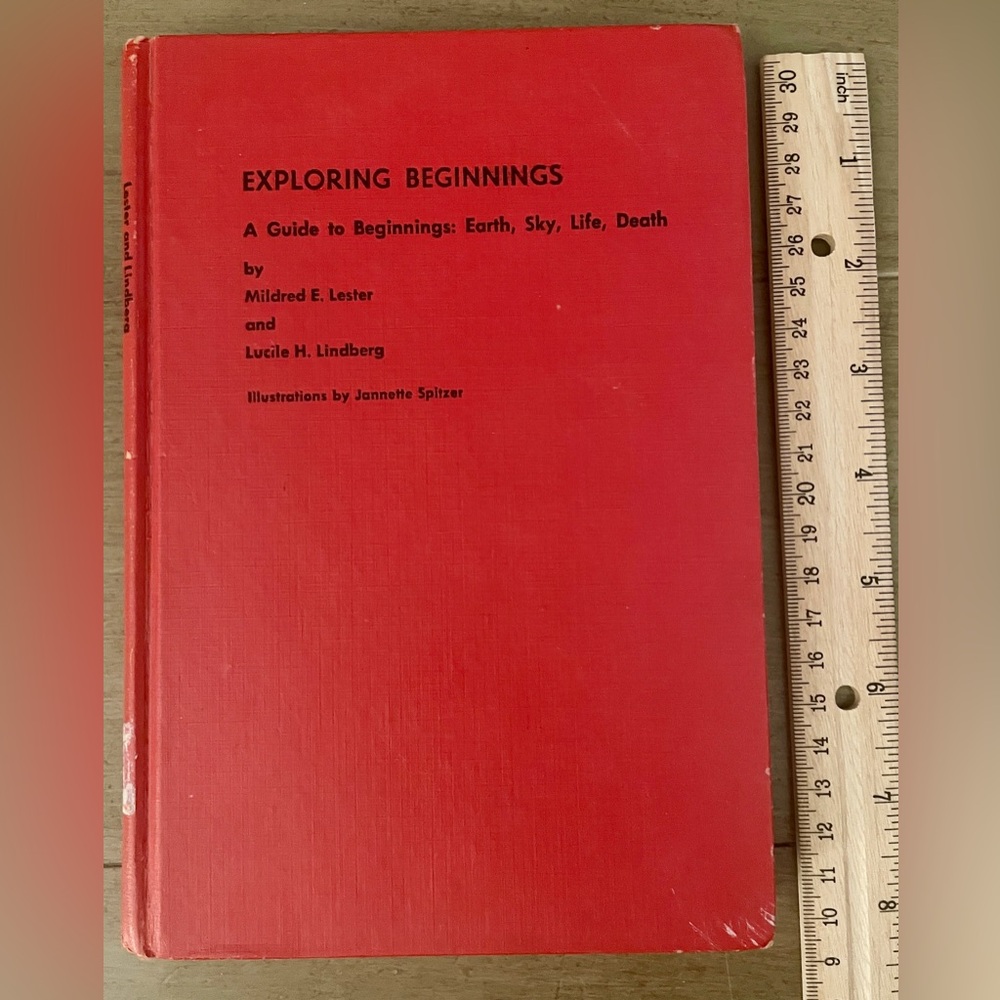 Exploring Beginnings Mildred Lester 1960 Hardcover 1960 Unitarian UU Lindberg